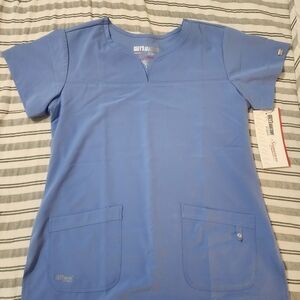 Blue Scrub Top by Grey's Anatomy Signature Collection